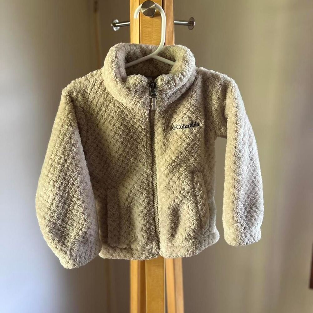 Columbia-sportswear Cream Fleece Jacket
